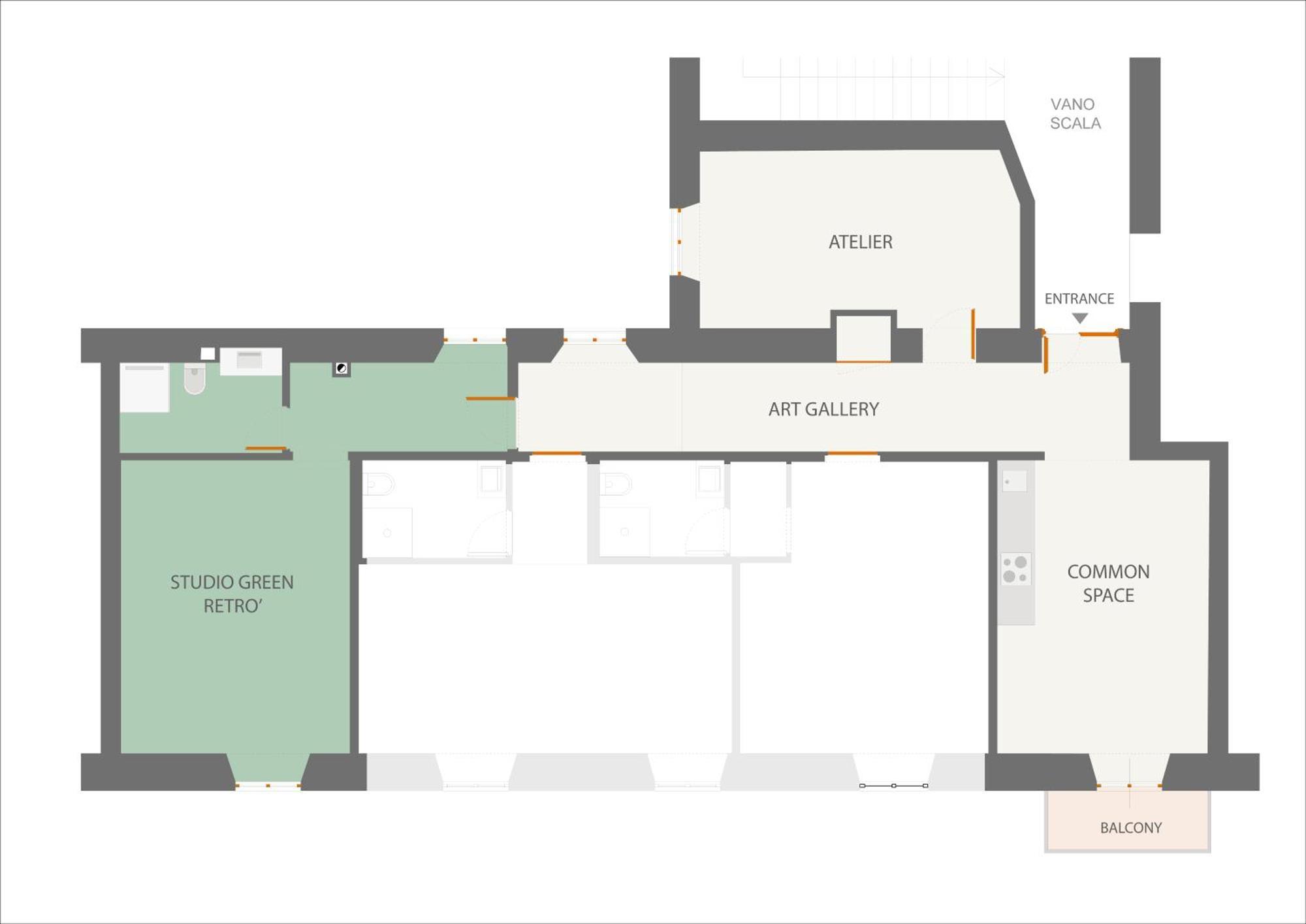 Art Lab Residence Roma Oda fotoğraf